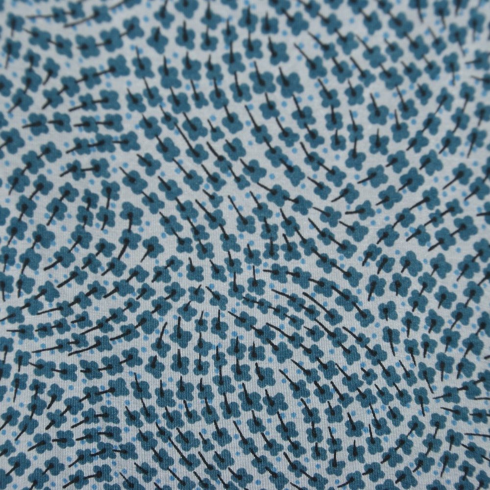 BODEN Blue Floral Knit 'Audrey' Dress sz 12 - Picture 3 of 7